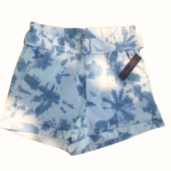 NWT No Boundaries Bleach Washed Ultra High Rise Shorts Medium - Picture 2 of 4